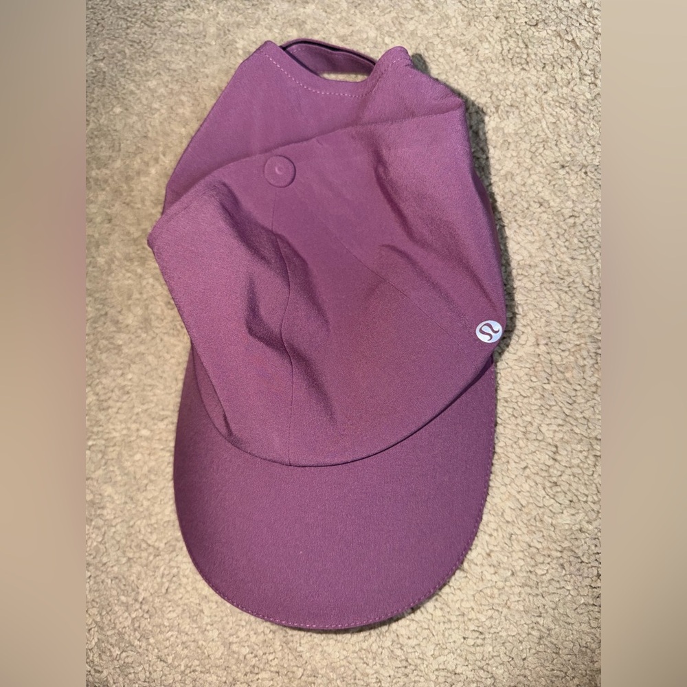 Lululemon Womens Fast and Free Running Hat Vintage Plum New Adjustable
